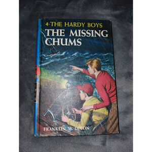 Hardy Boys #4 the Missing Chums Franklin W. Dixon 1928 Vintage Reprinted in 1961